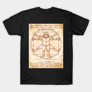 The Vitruvian Turtle T-Shirt